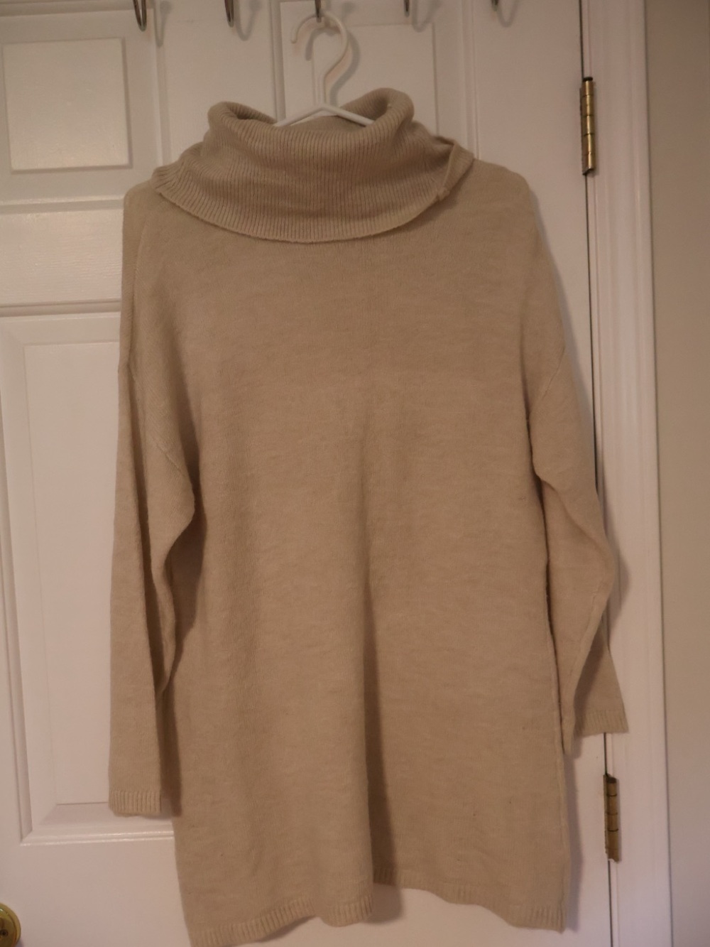 Cotton On Cream Roll-Neck Turtleneck Sweater